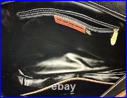 Pierre Balmain Paris Leather Black Tote Purse Carry All Laptop Bag