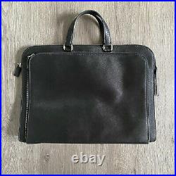 Prada Saffiano Leather Black Laptop Bag