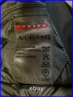 Prada black nylon messenger bag Crossbody diaper Bag Laptop Bag