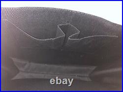 RARE Tesla Aurland Leather Purse Tote Laptop Bag S 3 X Y RARE Black Tan