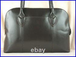 Radley Aldgate Laptop Bag Work Bag Large Shoulder Bag Dark Brown Leather Used