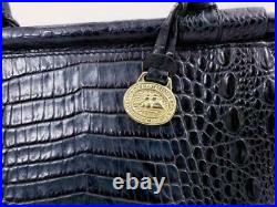 Rare $440 Brahmin Bernadette Blue Teal Business Bag Briefcase Laptop Melbourne