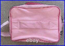 Rare Vintage Designer Pink Playboy Monogram Messenger Satchel Laptop Bag