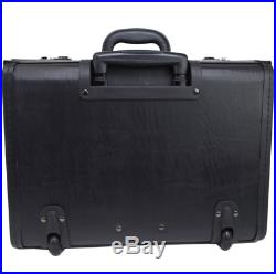 Rolling Briefcase Laptop Leather Bag Luggage Case Mobile Women Men Computer Best