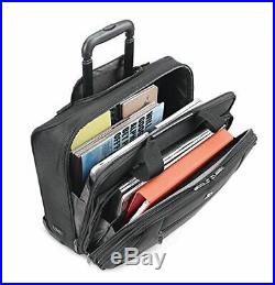 Rolling Computer Laptop Bag For Women Men With Wheels Handle Case 17.3 Inch