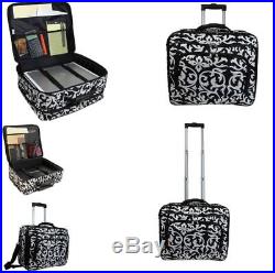 Rolling Computer Laptop Bag For Women Men With Wheels Handle Case 17 Inch