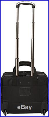 Rolling Laptop Case 17 Inch Wheeled Briefcase For Women Business Carry On Bag