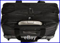 Rolling Laptop Case 17 Wheeled Briefcase For Women Business Carry On Bag New