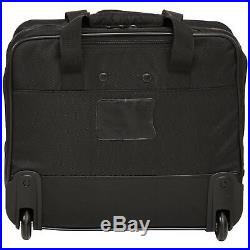 Rolling Laptop Case With Wheels Lightweight Carrying Bag Luggage For Women Men