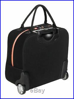 Roxy Geometric Storage Wheeled Laptop Cabin Bag Women ONE SIZE Black