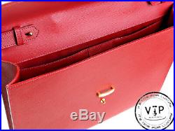 S. T. Dupont Contraste Leder Tasche Aktentasche Laptop Bag Briefcase Case Cartella