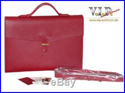 S. T. Dupont Contraste Leder Tasche Aktentasche Laptop Bag Briefcase Case Cartella