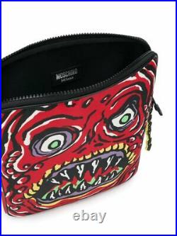 SS20 Moschino Couture Jeremy Scott MONSTER RED LAPTOP CASE HALLOWEEN TRICK/CHIC