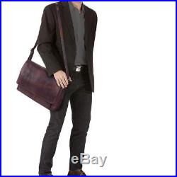 STILORD'Lonzo' Vintage Messenger Bag Leather Men Women 15'6 inch Laptop Cross
