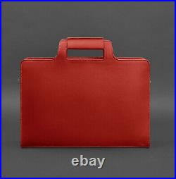 STYLISH WOMAN'S LEATHER BAG FOR MACBOOK 15 in. LAPTOP and DOCUMENTS. Genuine Leath