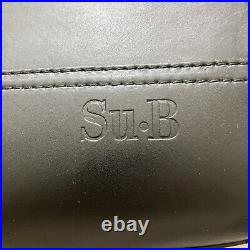 SU. B Designer Italian Leather Laptop Bag Used Once