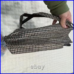 Salvatore Ferragamo Houndstooth Laptop Bag