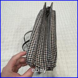 Salvatore Ferragamo Houndstooth Laptop Bag