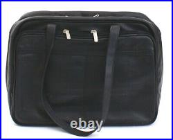 Samsonite Black Leather Charisma Computer Case Women's NWT