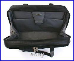 Samsonite Black Leather Charisma Computer Case Women's NWT