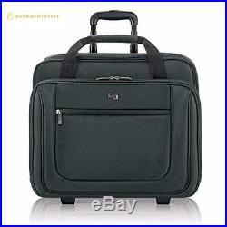 Solo New York Bryant Rolling Laptop Bag. Rolling Briefcase for Women and Men. Fi