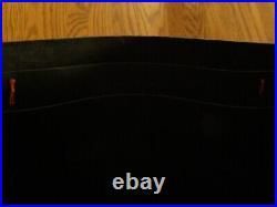 Square Black Leather Laptop/Purse/Bag FedEx Logo Traverse Inside Pocket-New