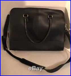 Su. B Womens Business Design Laptop Bag Genuine Leather