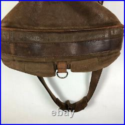 Sundance Leather Messenger Bag Shoulder Laptop Brown Argentina