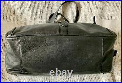 Super MULBERRY Large Mabel Black Darwin Leather Laptop Shoulder Bag