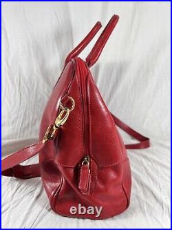 TERRIDA TANGAROA Authentic Red Leather Laptop Bag Business Travel Bag