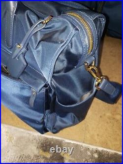 TUMI Blue &Gold Shoulder/Laptop Bag Flat Handles & Single Shoulder Strap
