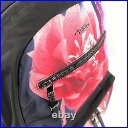 TUMI Caren Women's Laptop Business Backpack Black Gallery Floral Travel Bag