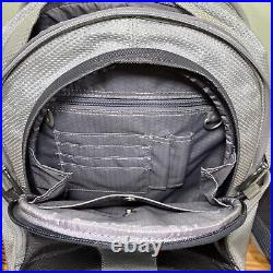 TUMI Grey Silver Nylon Laptop Computer Backpack Bag Durable