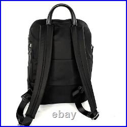 TUMI Hilden Women's Laptop Backpack Black and Gun Metal Carry-On Bag