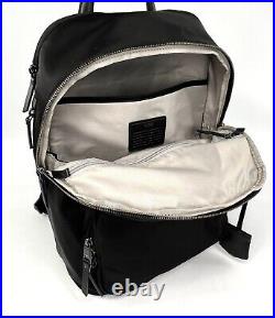 TUMI Hilden Women's Laptop Backpack Black and Gun Metal Carry-On Bag