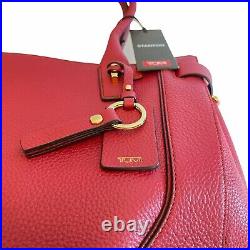 TUMI Stanton Kiran Tote Red Leather HandbagBriefcase Business bag, 0734041ORC