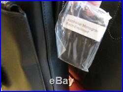 TUMI Stanton Nia Commuter Brief Black Leather Laptop Travel Tote Bag 79410 Women