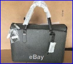 TUMI Stanton Nia Commuter Brief Laptop Travel Tote Bag 79420 Earl Grey Women