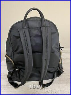 TUMI Voyageur Carson Laptop Backpack 15 Inch Computer Bag Black Nylon Pre Owned