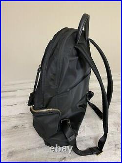 TUMI Voyageur Carson Laptop Backpack 15 Inch Computer Bag Black Nylon Pre Owned