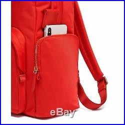 TUMI Voyageur Carson Laptop Backpack bag 15 Inch Computer Bag for Women red