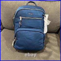 TUMI Voyageur Hilden Women Laptop Backpack Dark Turquois Travel Carry-On Bag 13