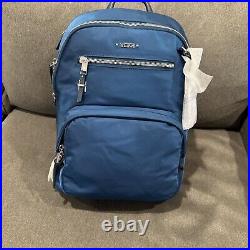 TUMI Voyageur Hilden Women Laptop Backpack Dark Turquois Travel Carry-On Bag 13