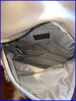 TUMI Voyageur Leather Hartford Backpack Lightweight Laptop Bag Collage