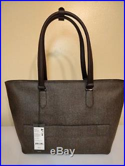 TUMI WOMENS SINCLAIR NELL 13 Laptop TOTE NEW with Dust Bag EARL GREY