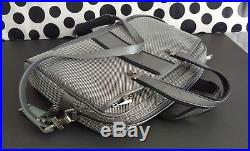 TUMI Women's Ballistic Nylon Gray Carry On/ Crossbody Slim Briefcase Laptop Bag