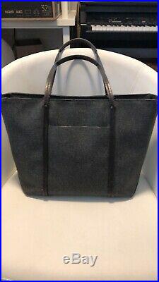TUMI Womens BUSINESS TOTE bag laptop handbag purse Gray