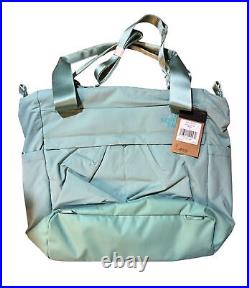 The North Face Never Stop Tote Bag Travel Laptop Handbag Wasabi Blue New withtag