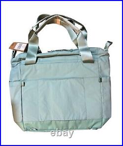 The North Face Never Stop Tote Bag Travel Laptop Handbag Wasabi Blue New withtag