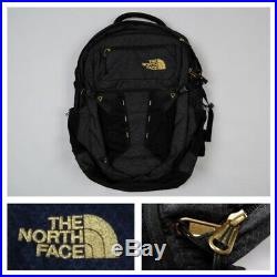 The North Face Recon Women's Backpack Rose Gold Laptop Daypack TNF Black Bag New